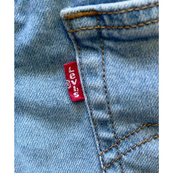 Levi’s Wedgie Fit Jeans Women's 28 Light Wash High-Rise Distressed Vintage - Picture 11 of 11